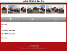 Tablet Screenshot of m.abgtrucksales.com